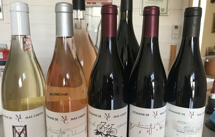 Visita y degustación en Domaine De Mas Caron 6,00 €