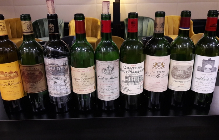 Dégustation Margaux et St-Julien de 1988 à 2005 89,00 €