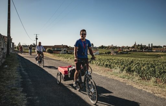 Après-Midi à vélo électrique à Saint-Emilion avec visites (1/2 journée) 85,00 €