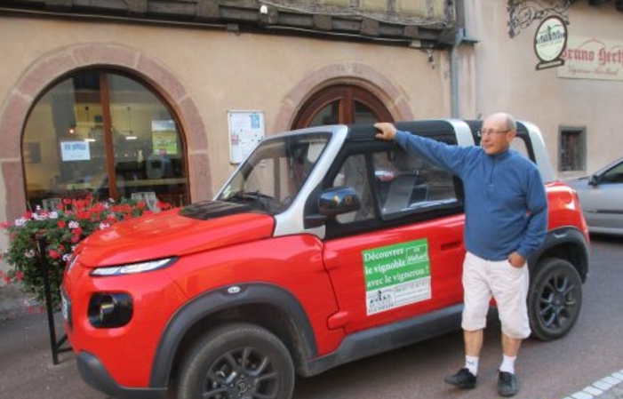 Tour du vignoble personnalisé en 2 CV en 1h 70,00 €