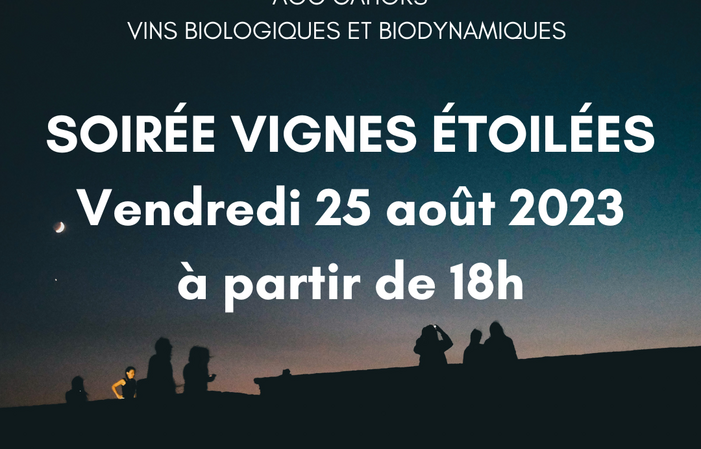 SOIRÉE VIGNES ÉTOILÉES 15,00 €