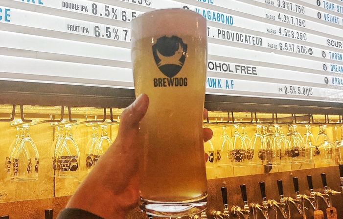 Visite et dégustation de la brasserie Brewdogs 1,00 €