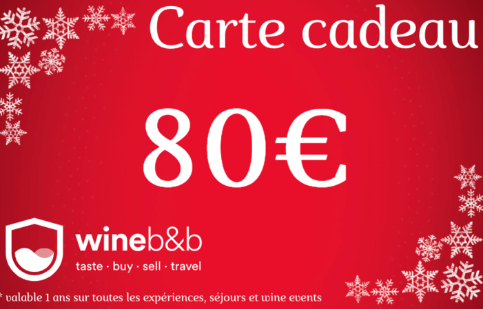 CARTE CADEAU WINEBNB 80€ 80,00 €