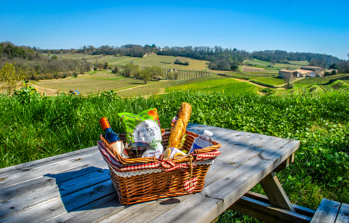 Visit-Tasting, picnic option in French €40.00