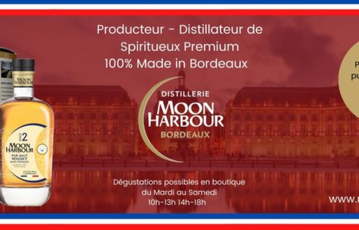 Visit and tastings of the Distillerire Moon Harbour €1.00