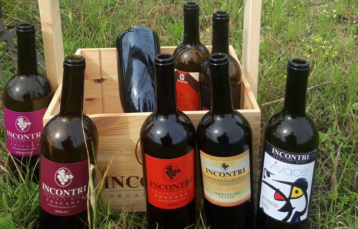 Visit and wine tasting at Incontri, Organic Wine €1.00