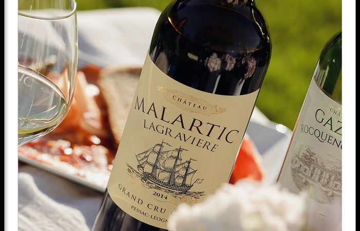 Visit and tasting at Château Malartic-Lagravière €18.00