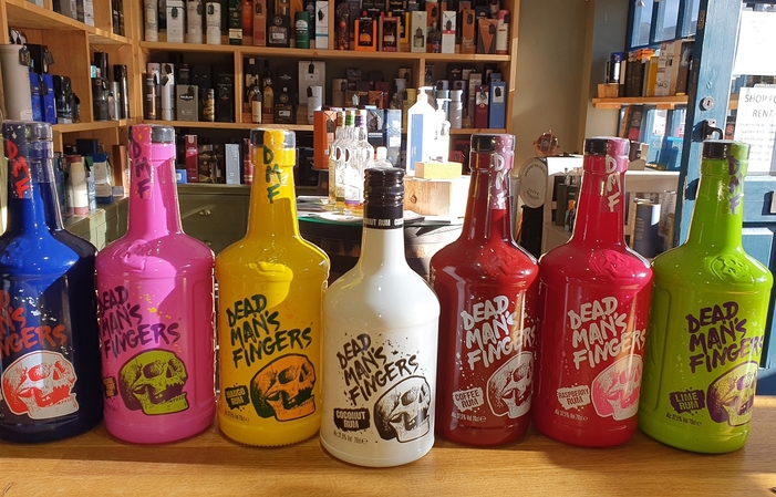 Visit and discovery of Dead Man's Fingers rum €1.00
